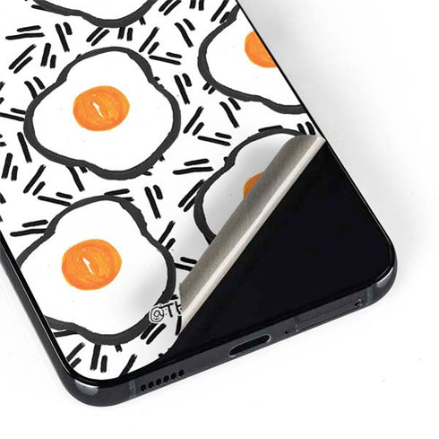Bouffants and Broken Hearts Eggs Galaxy S22 Skin
